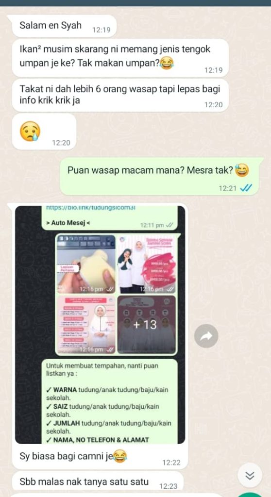 panduan melayan pelanggan di whatsapp