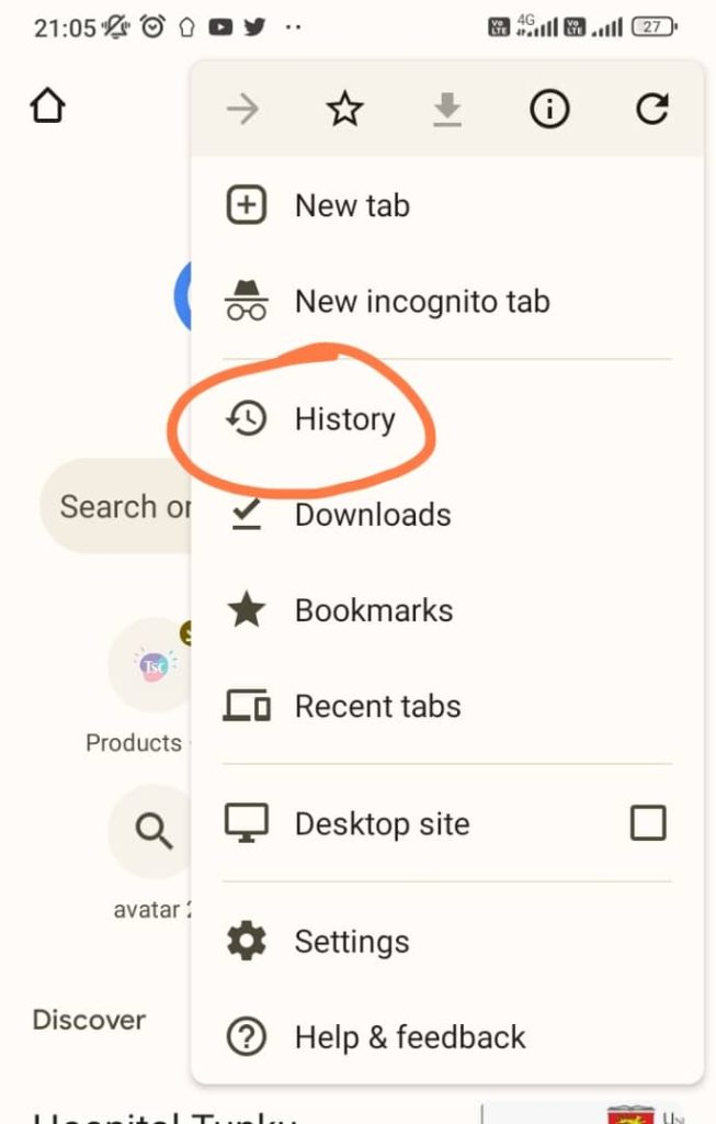 Panduan clear history dan cookies browser 2