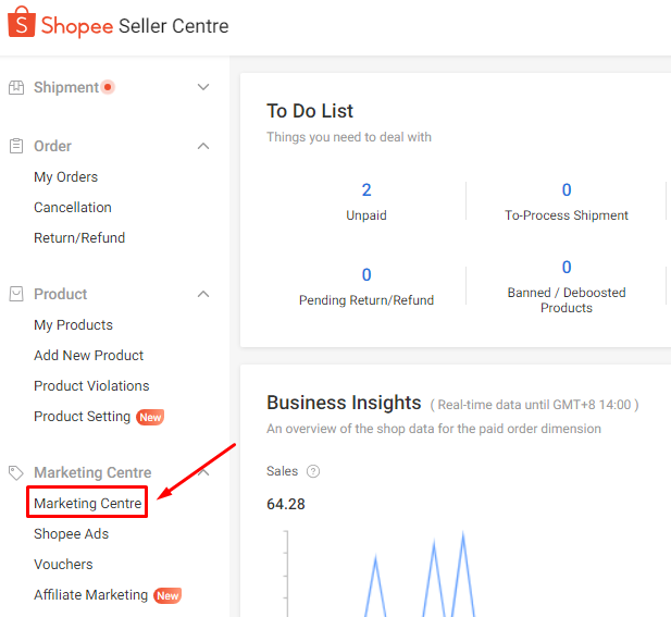 shopee TSC marketing centre