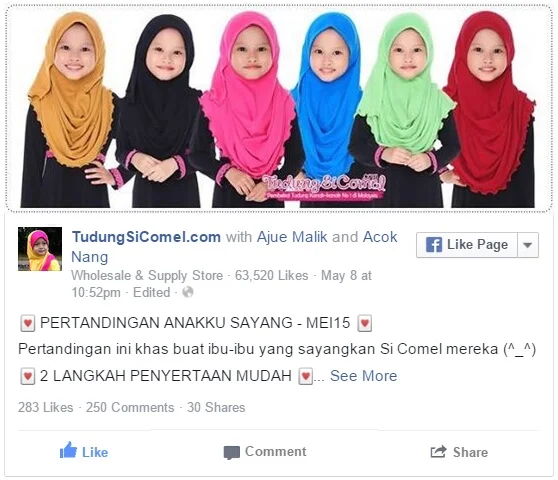 Pertandingan Anakku Sayang Mei2015
