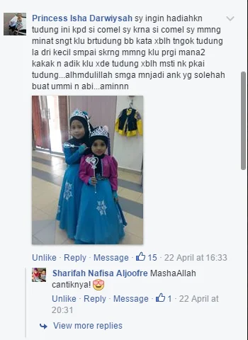 Pemenang Instant Shawl Putri - Princess Isha Darwiysah