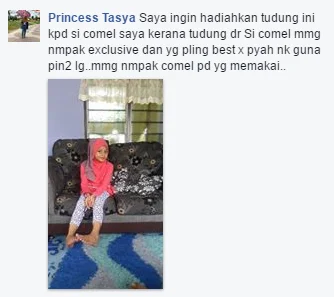 Pemenang Instant Shawl Putri - Princess Tasya