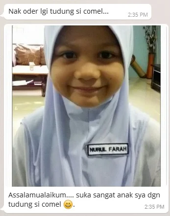 tudung sekolah