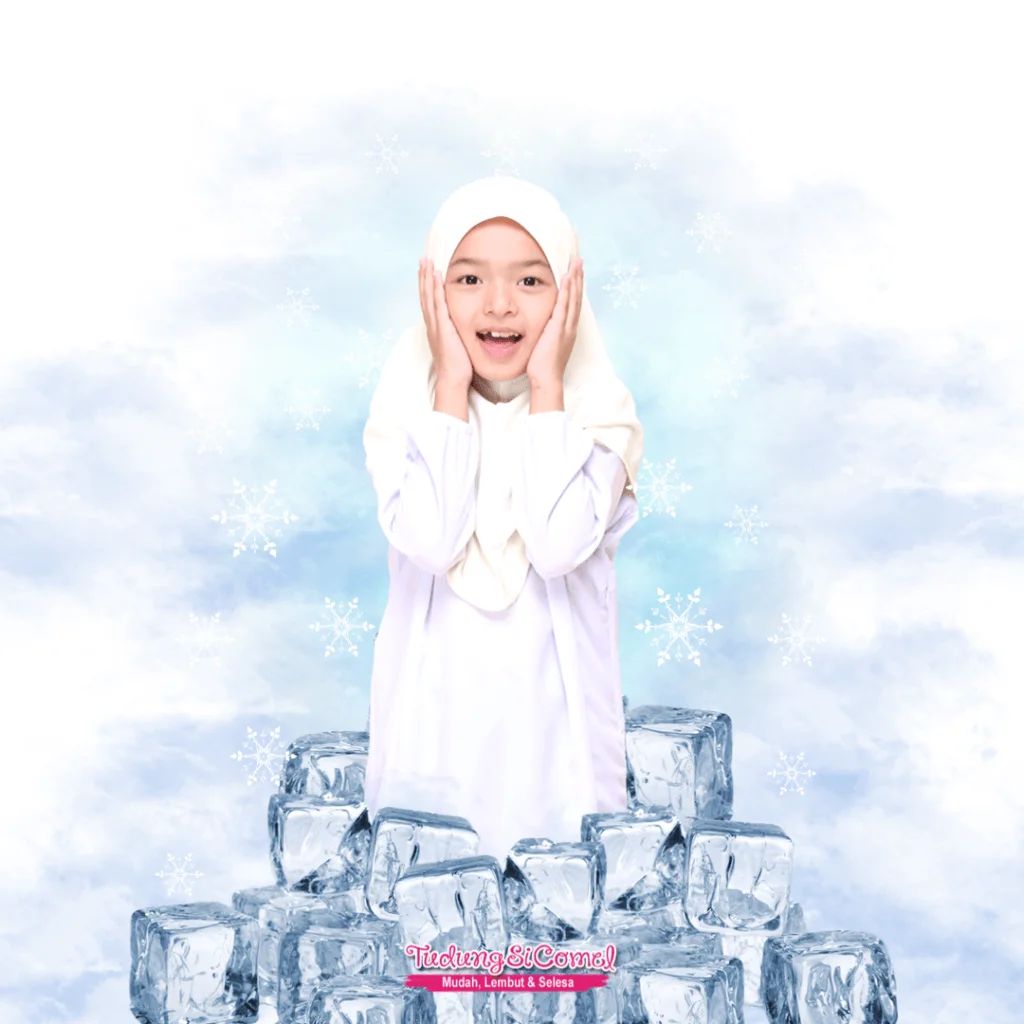 tudung sekolah lembut