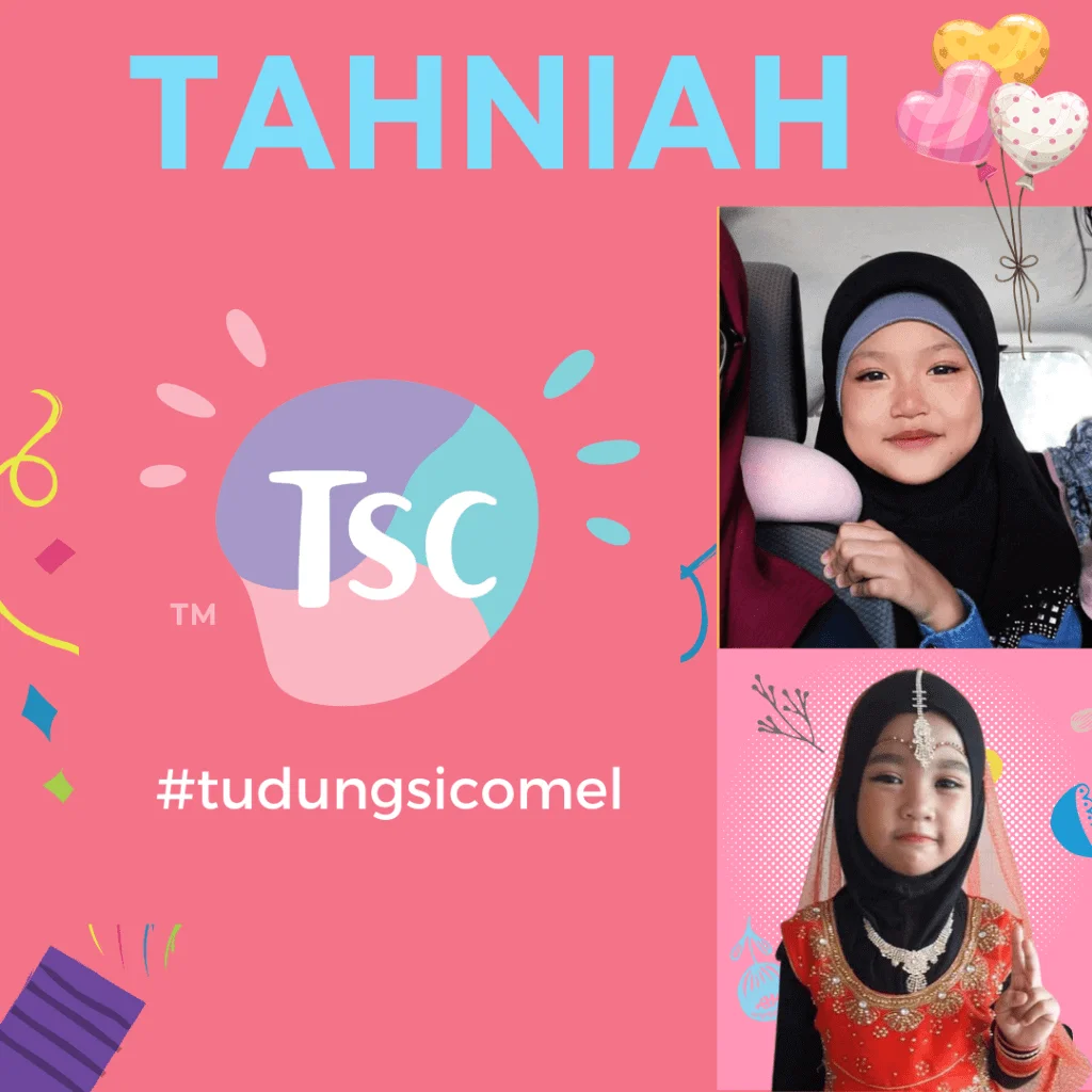 tudung kanak-kanak tudungsicomel