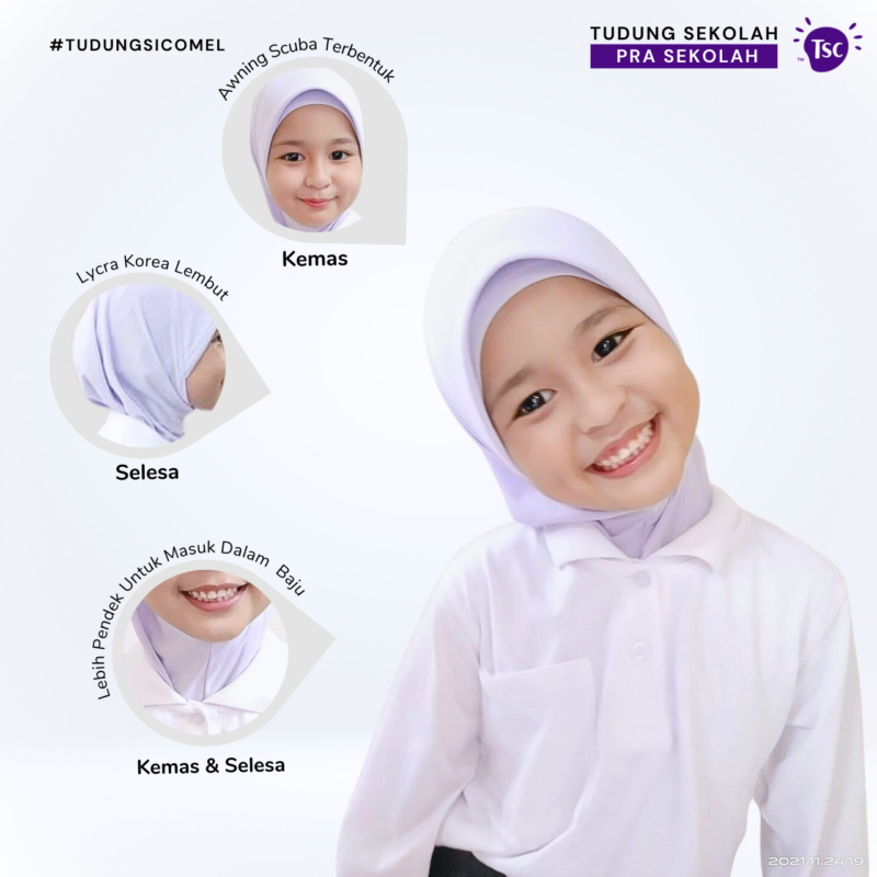 Tudung Pra Sekolah - Image 4