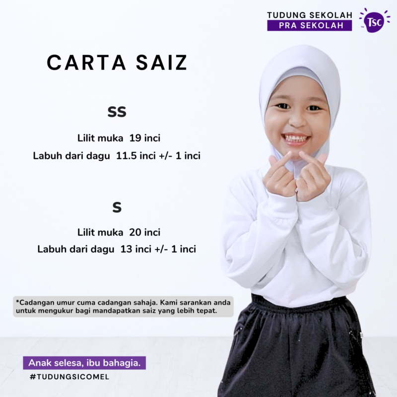 Tudung Pra Sekolah - Image 6