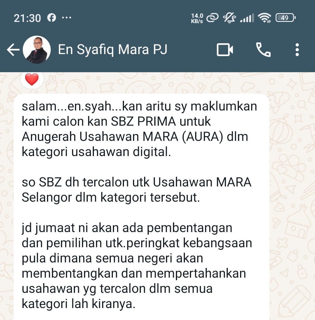 Anugerah Usahawan MARA