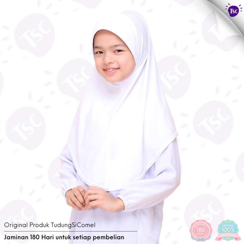 Tudung Sekolah Awning Lembut - Image 2