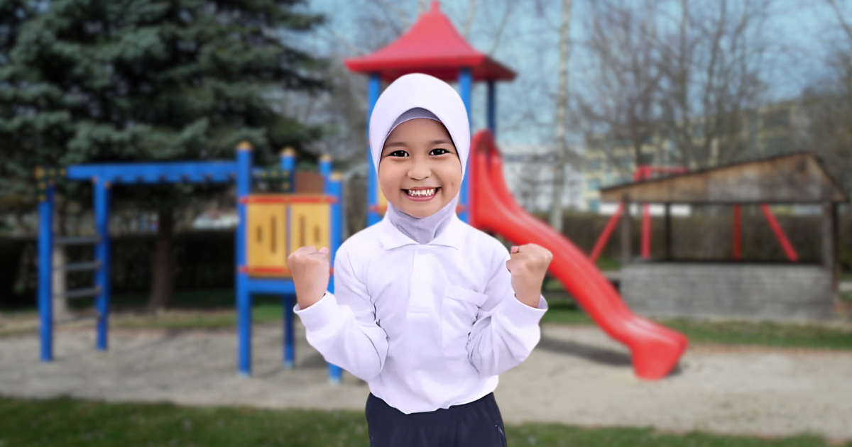 Tudung pra sekolah