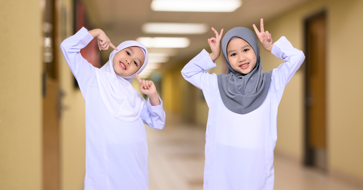 tudung sekolah awning scuba