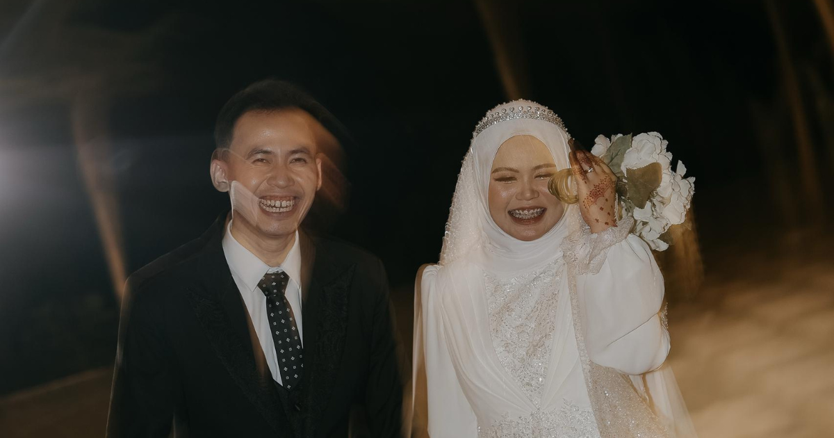 Detik akad nikah Fara dan Haidi di majlis perkahwinan TudungSiComel