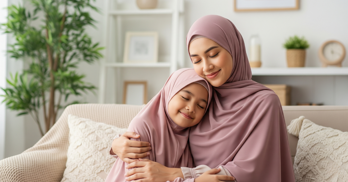 kesan peluk anak