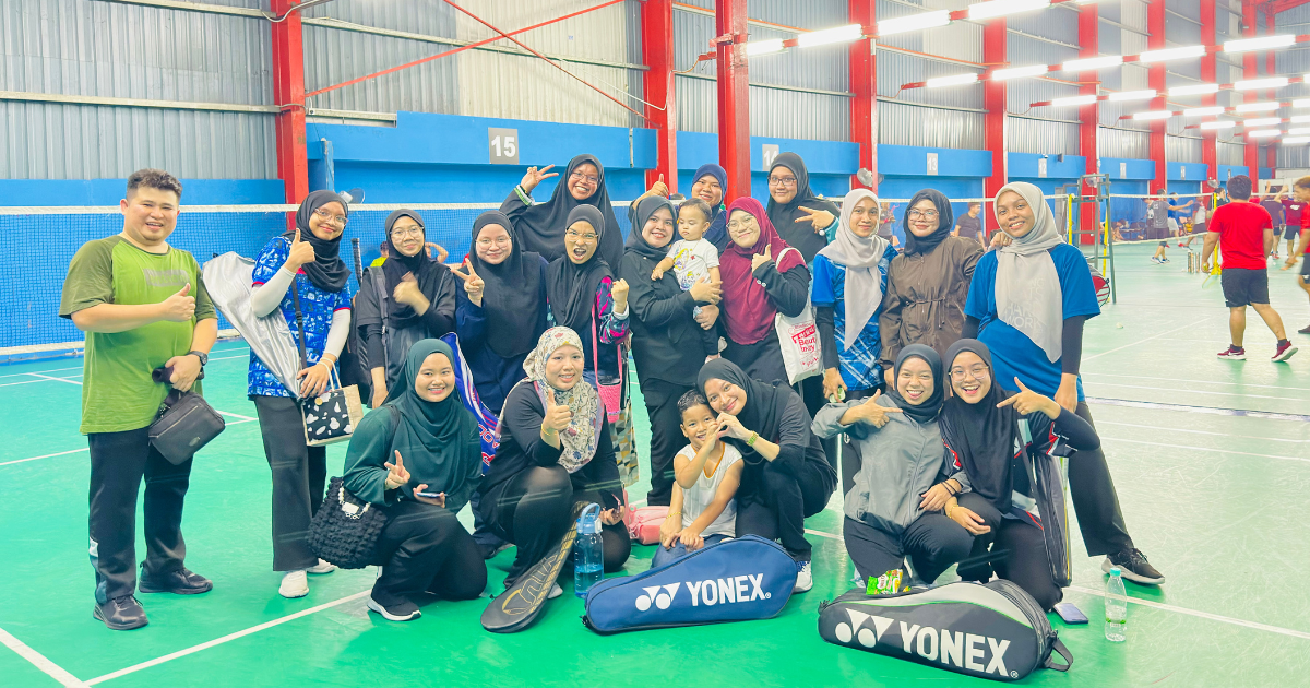 tudungsicomel badminton