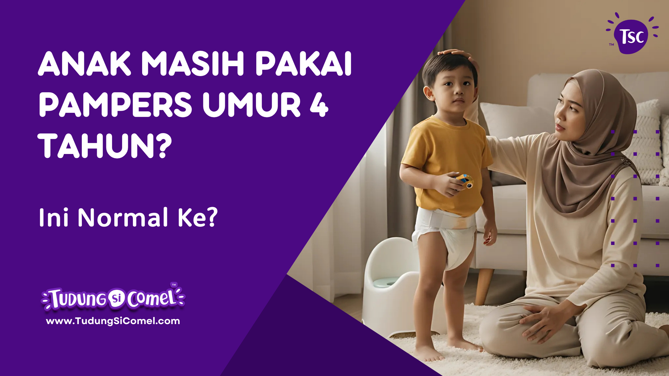 normal ke anak pakai pampers umur 4 tahun