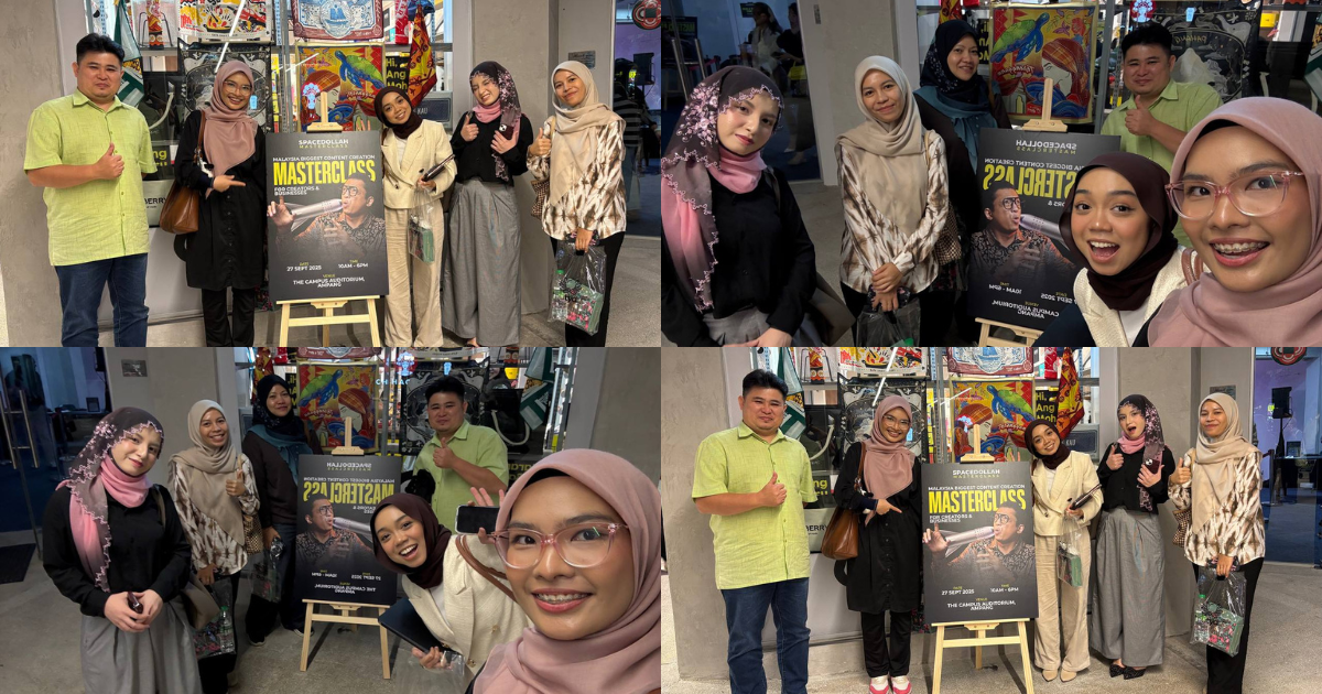 tudungsicomel di masterclass spacedollah