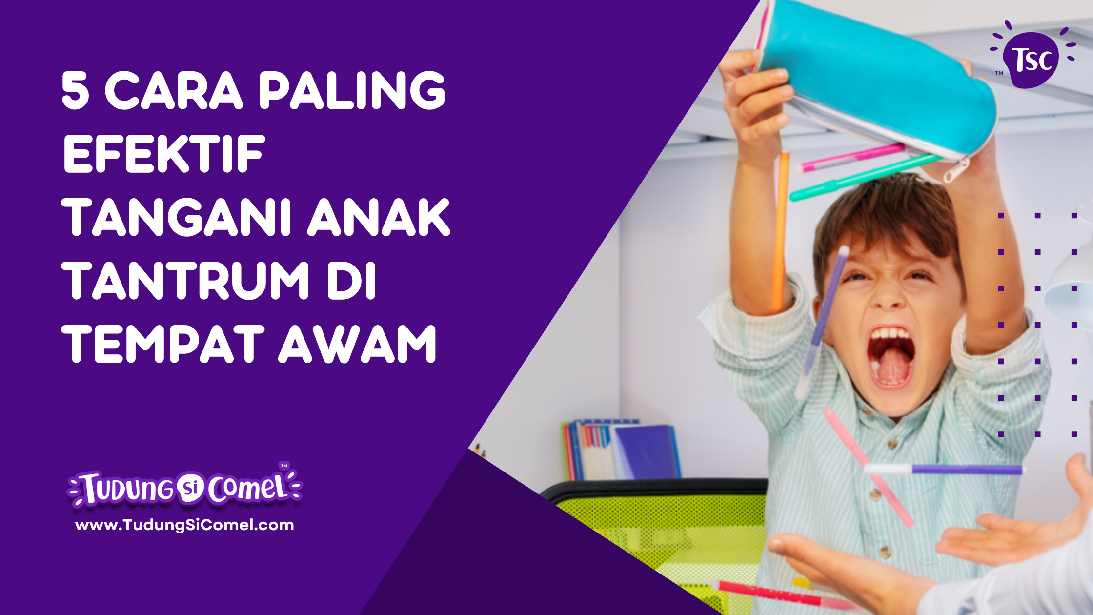 cara tangani anak tantrum di tempat awam
