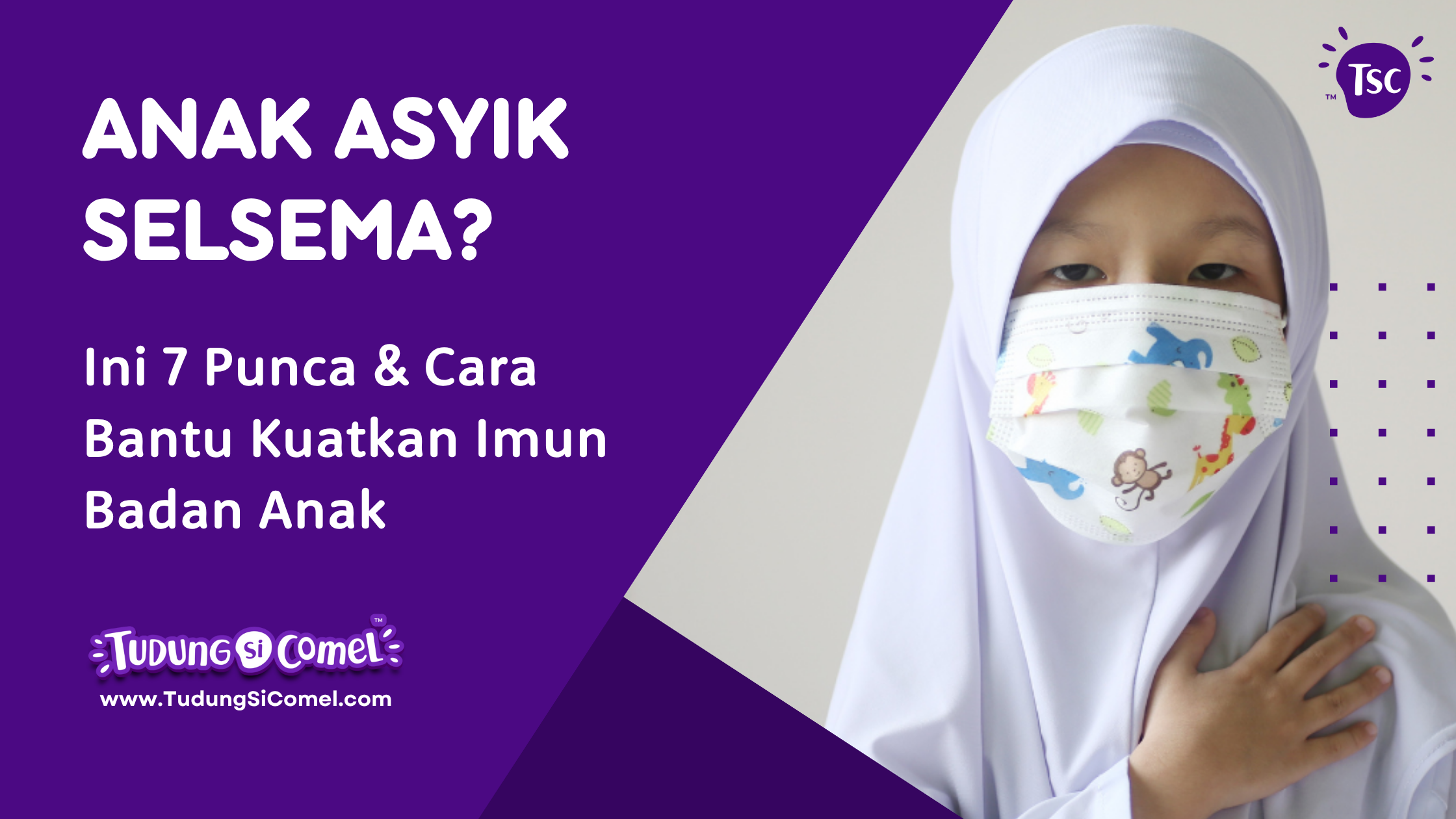 7 punca anak selalu selsema