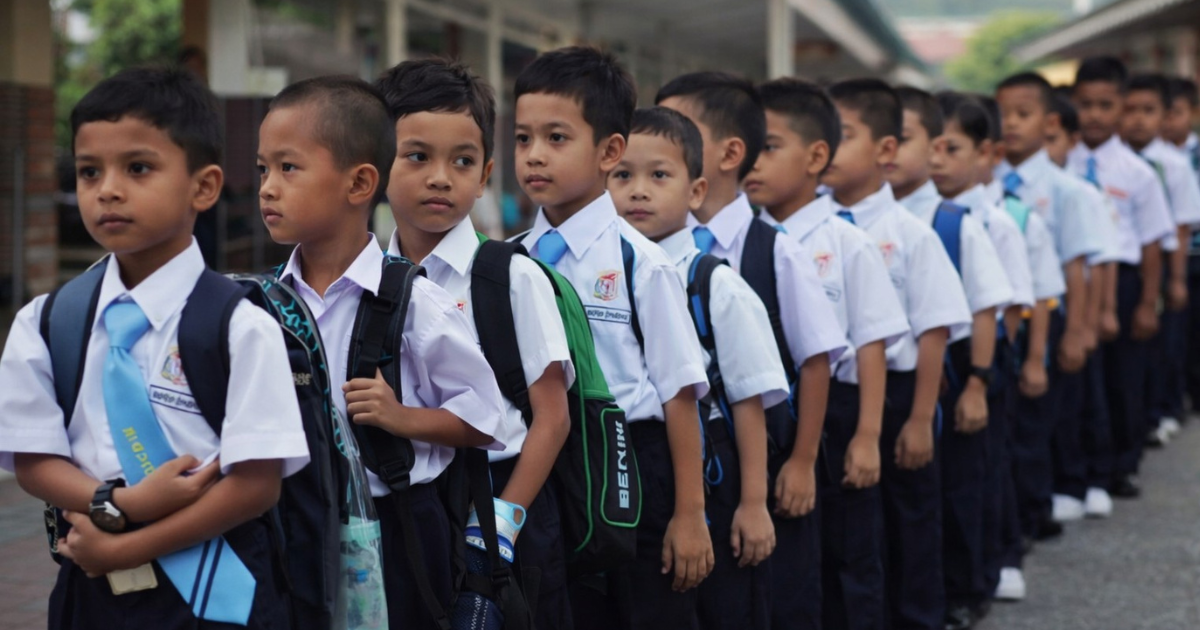umur 6 tahun masuk darjah 1