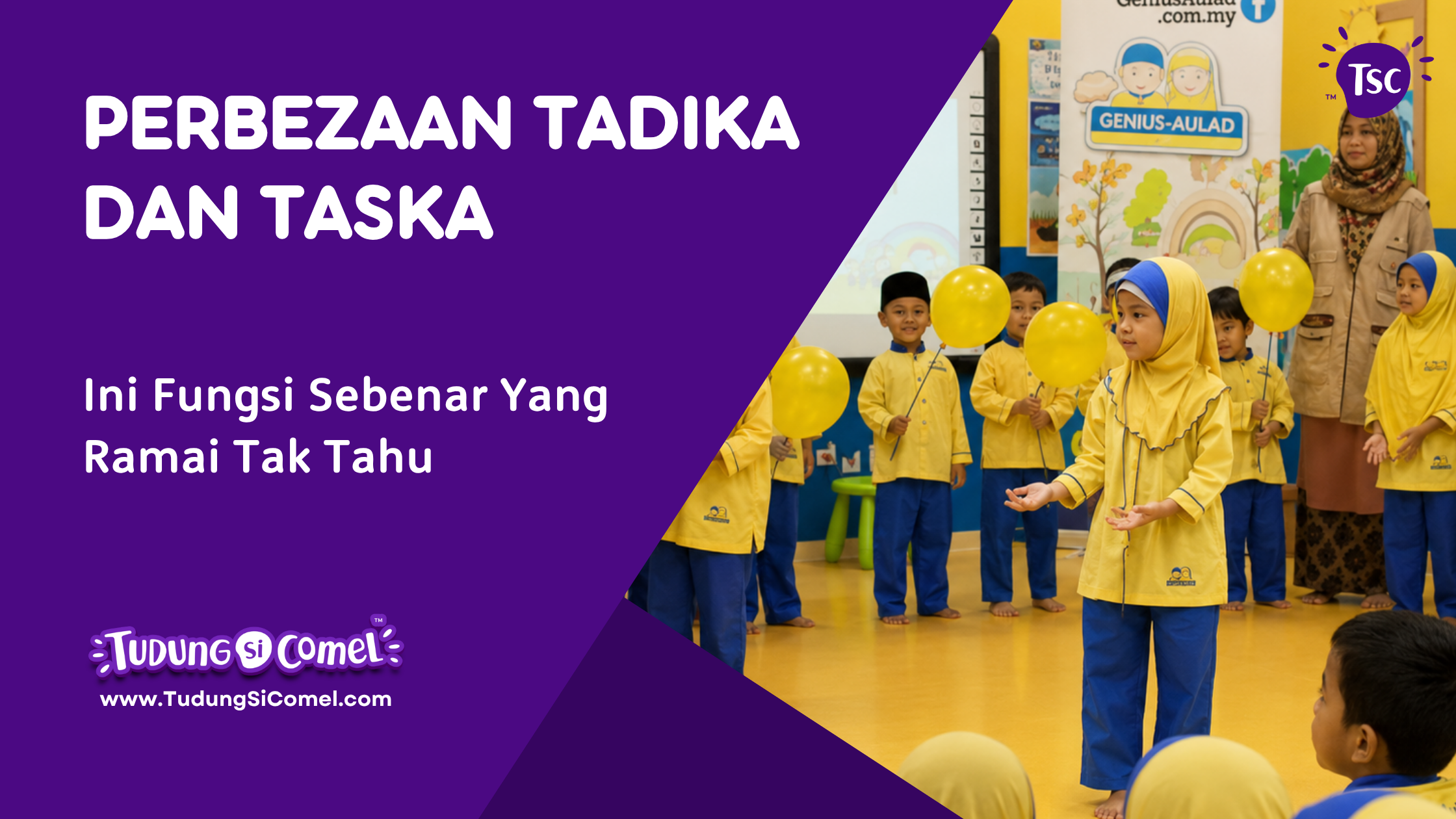 Perbezaan Tadika dan Taska