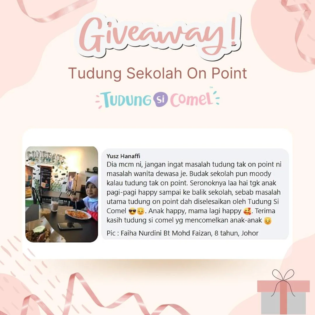 tudung sekolah tudungsicomel
