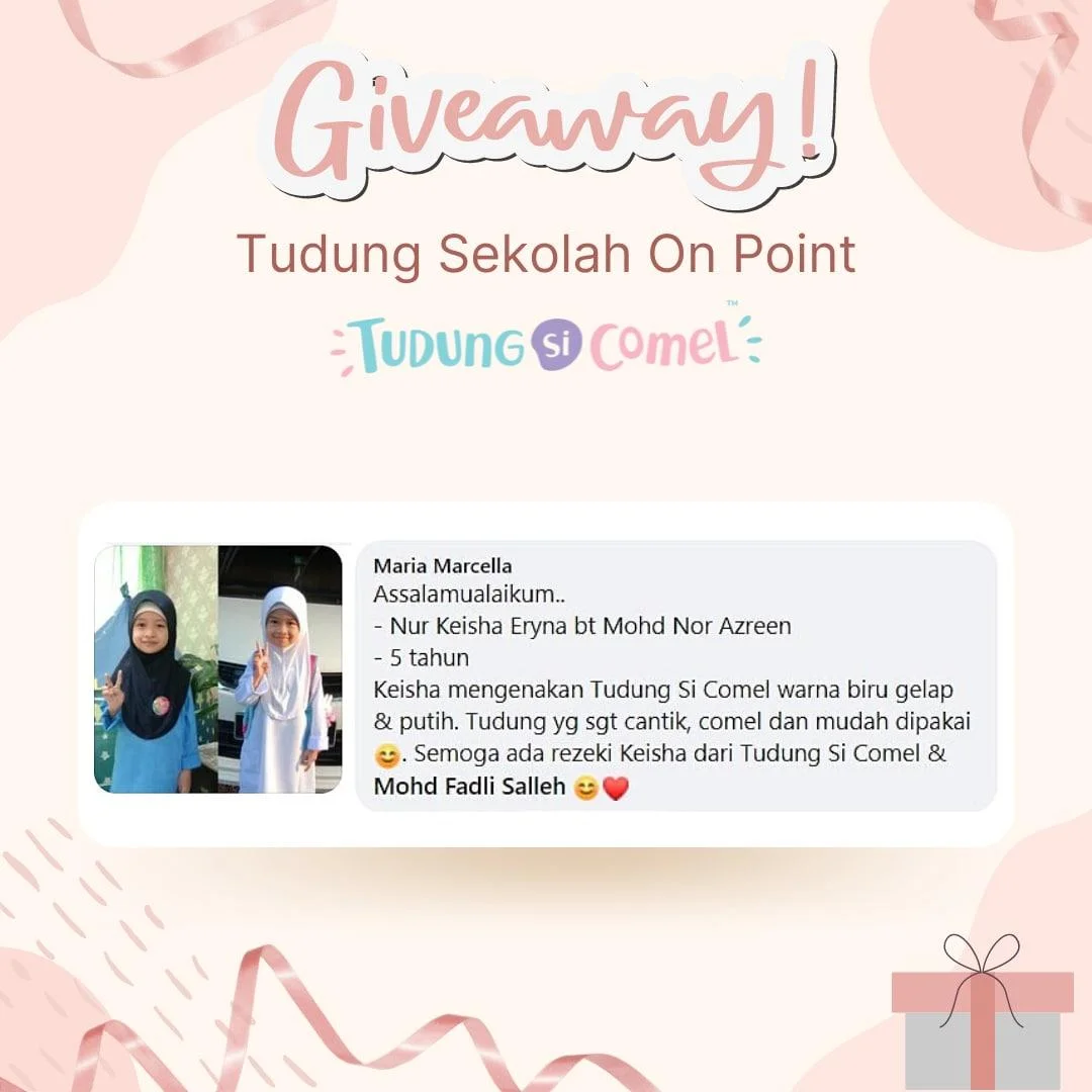 tudung sekolah tudungsicomel