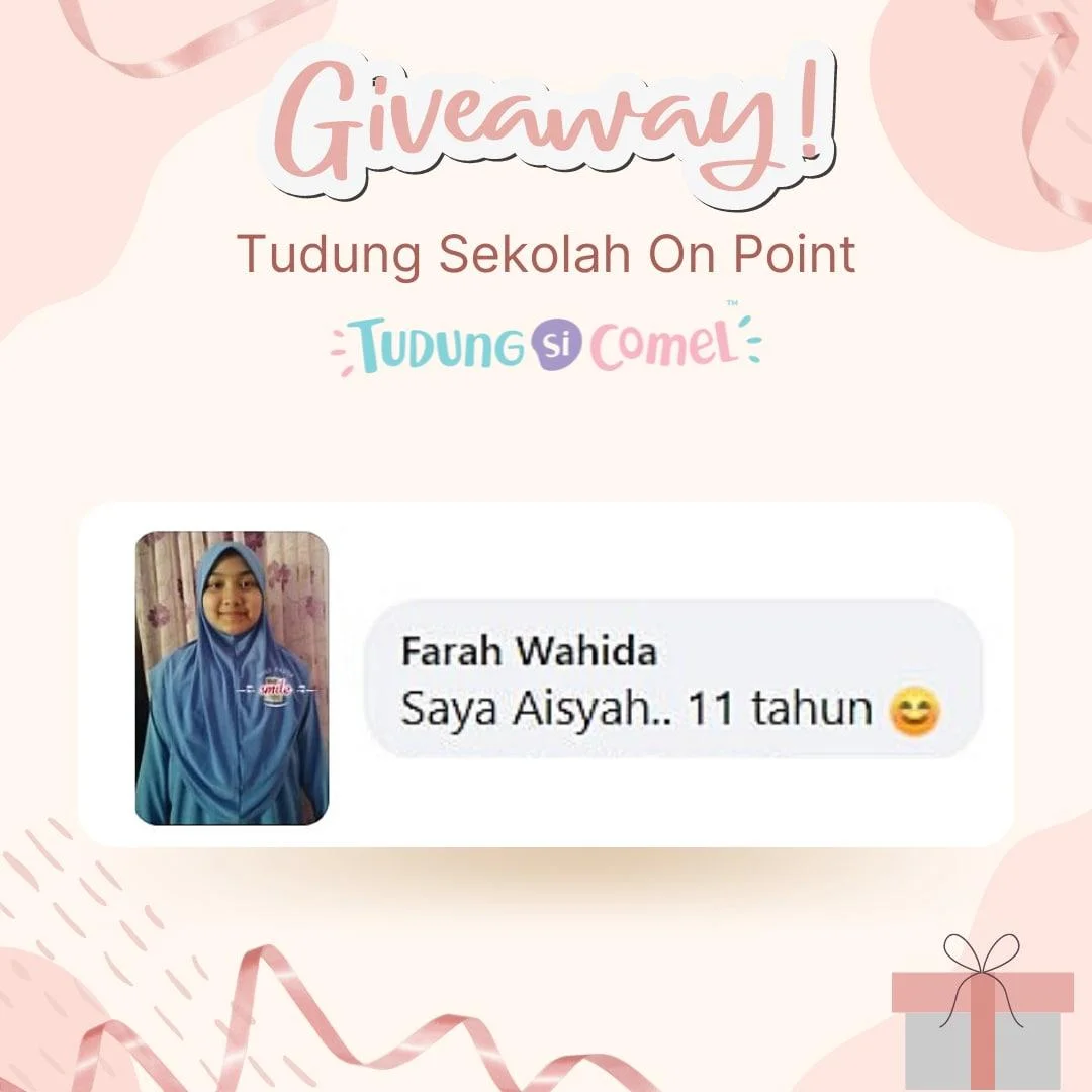 tudung sekolah tudungsicomel