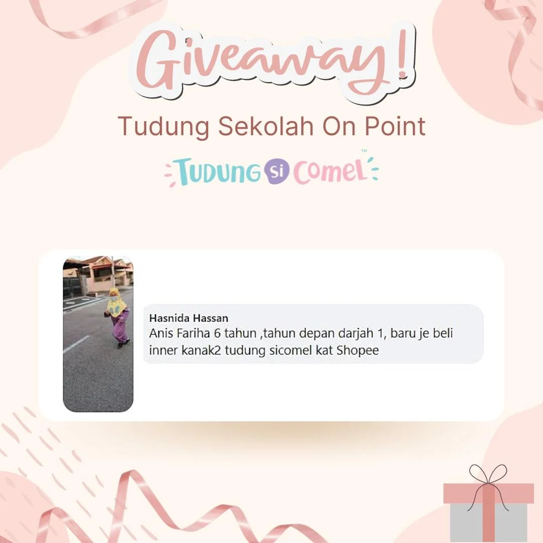 tudung sekolah tudungsicomel