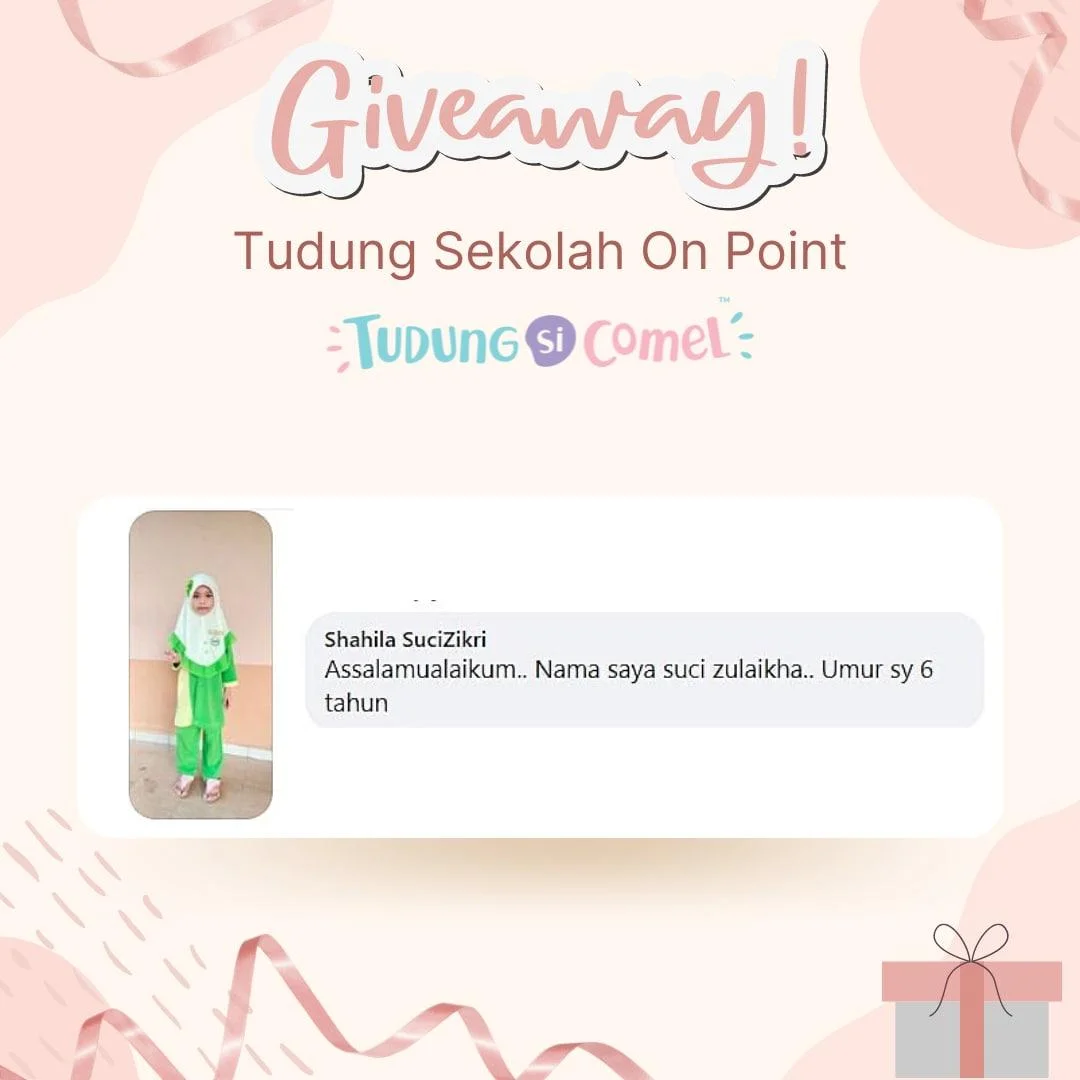 tudung sekolah tudungsicomel